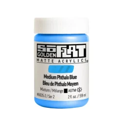 Golden SoFlat Akryl 59ml – 56635 Medium Phthalo Blue