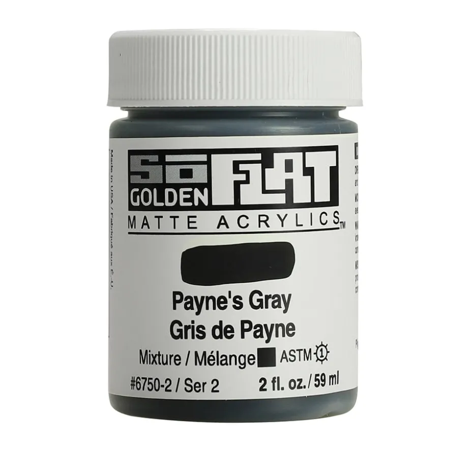 Golden SoFlat Akryl 59ml – 6750 Payne’s Gray