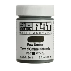 Golden SoFlat Akryl 59ml – 6740 Raw Umber
