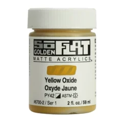 Golden SoFlat Akryl 59ml – 6700 Yellow Oxide
