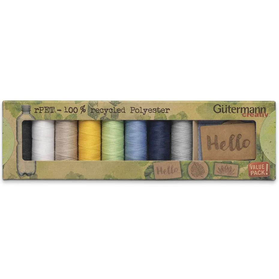 Gütermann Trådsett 734588 – rPet med Dortex FloraPap labels