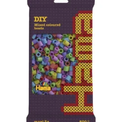Hama Maxi 500stk – Pastellmix