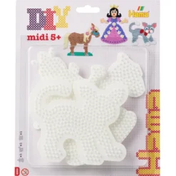 Hama Midi Piggplater Blister – Prinsesse, hest og katt