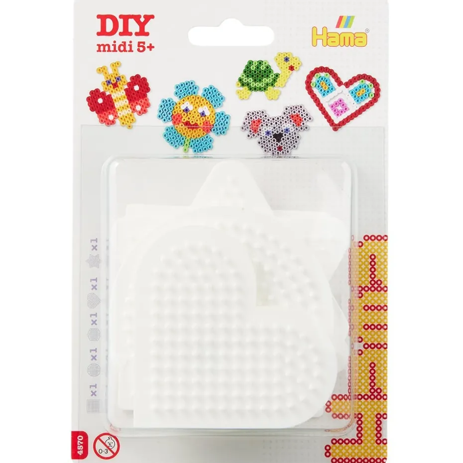Hama Midi Piggplater Blister – 5ass.