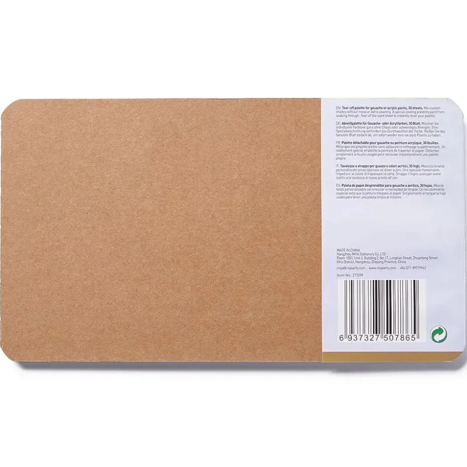 HIMI Avrivningspalett – 30ark – 255x145mm