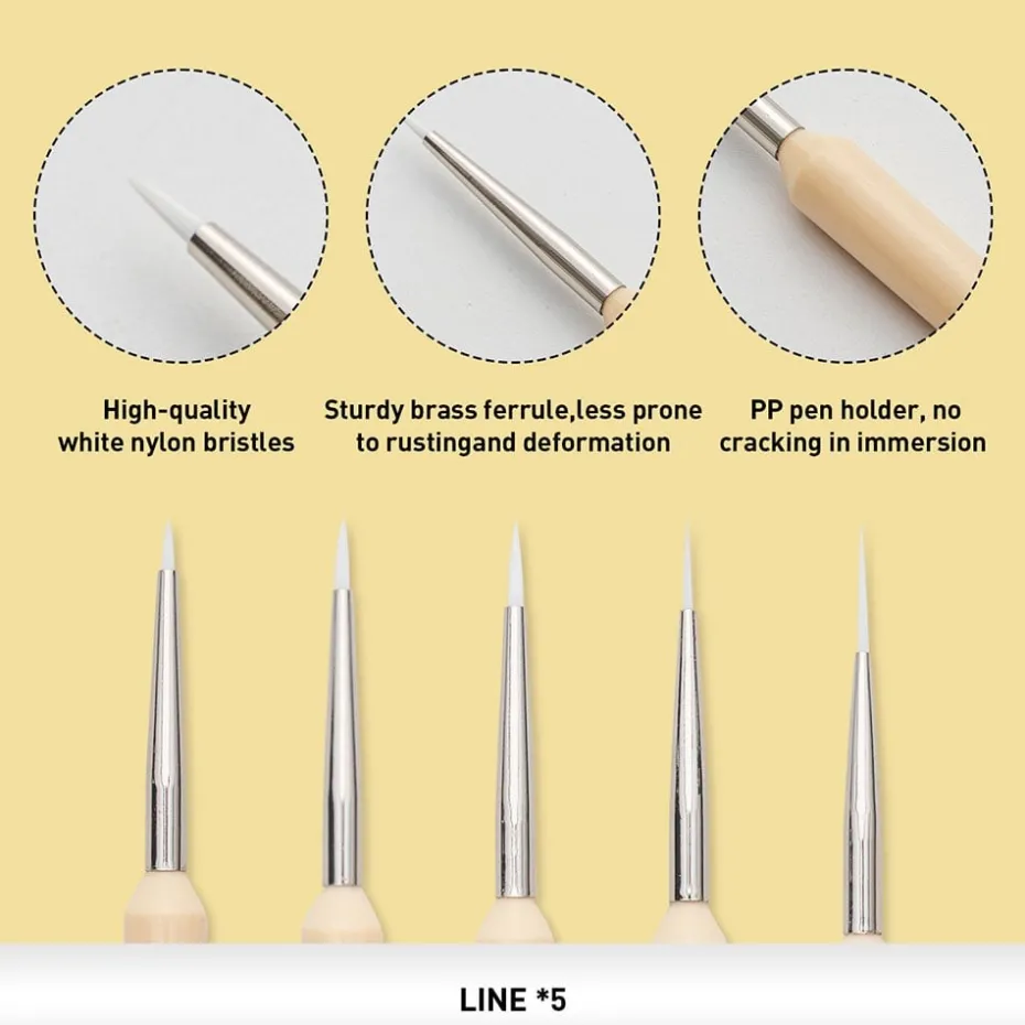 HIMI Penselsett 5stk – Linere