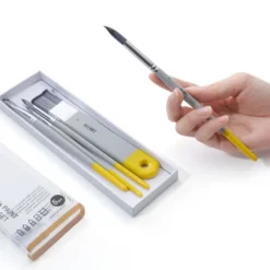 HIMI Watercolour Akvarell Penselsett 5stk – Grå