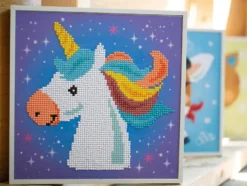 Hobbysett – Diamond painting – Enhjørning