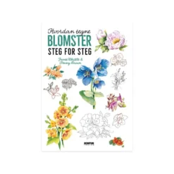 Hvordan tegne blomster steg for steg – Bok
