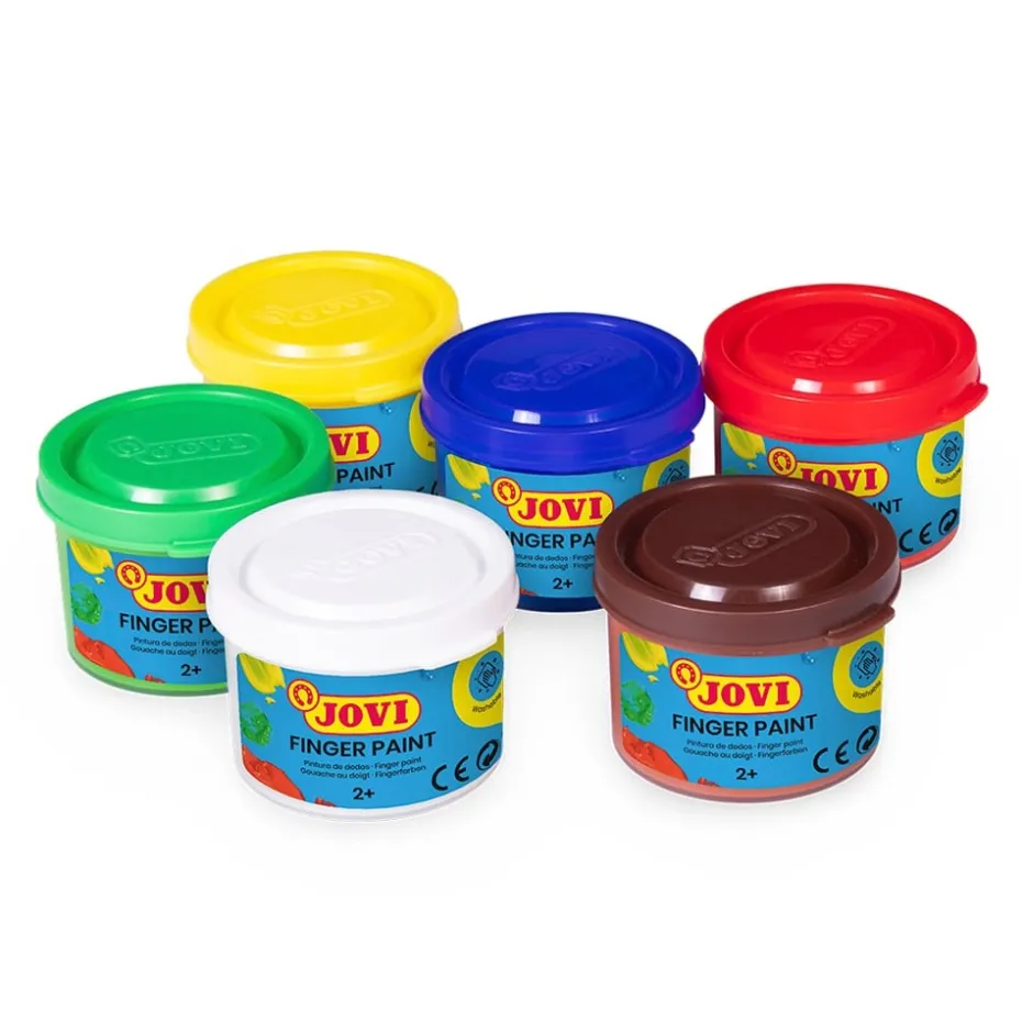 Jovi Fingermaling – 6x35ml Assorterte farger