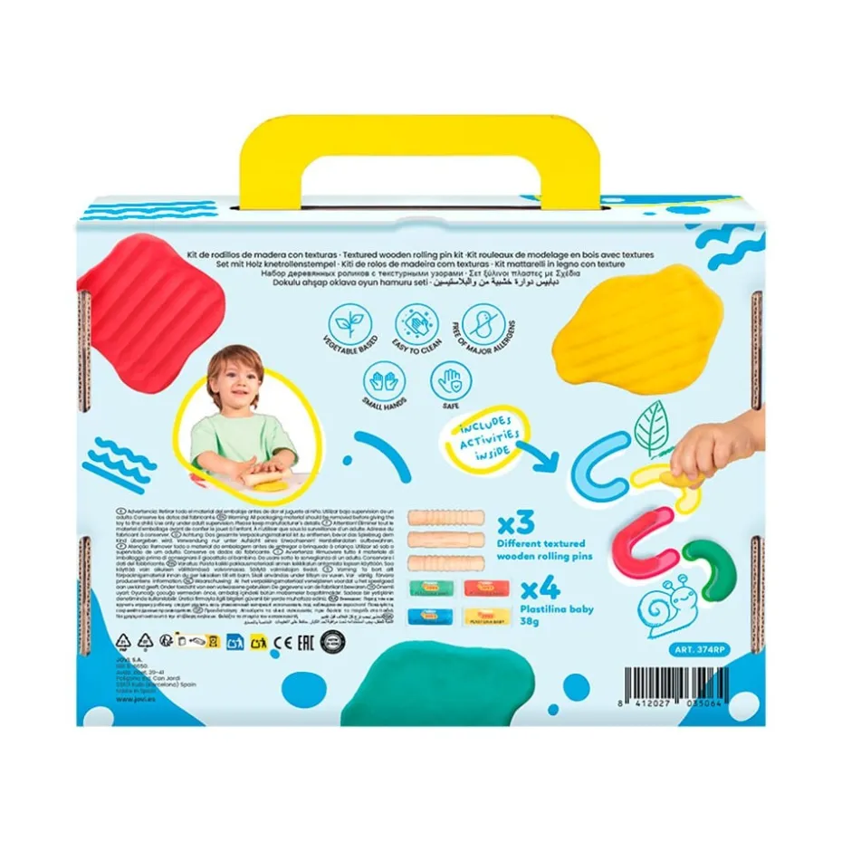 Jovi My First Plastilina – 38g – 4 farger + 3 kjevler