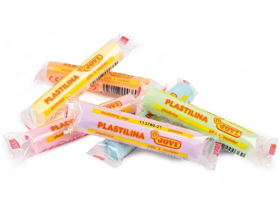 Jovi Plastilina Sett med 6 pastellfarger