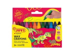 Jovi Wax Crayons fettstift – Jumbo – 12 farger