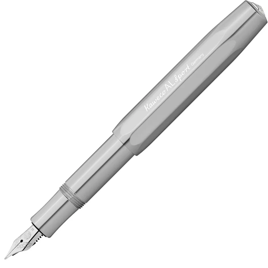 Kaweco AL Sport Fyllepenn – M 0.9mm – Raw