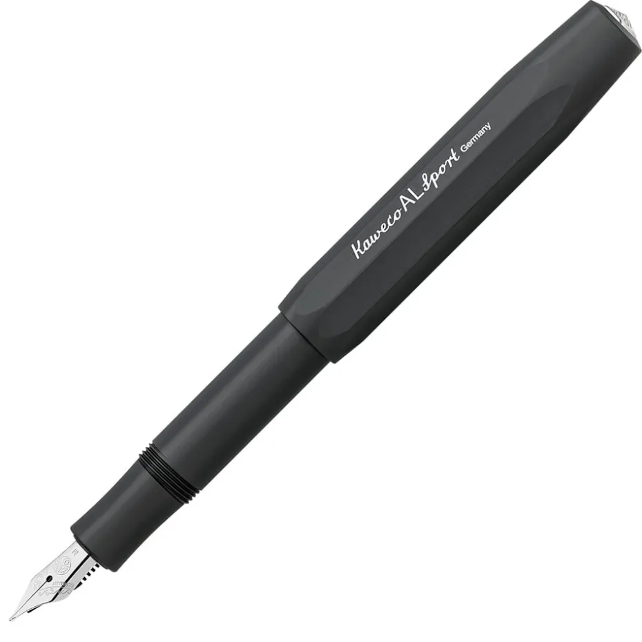 Kaweco AL Sport Fyllepenn – M 0.9mm – Black