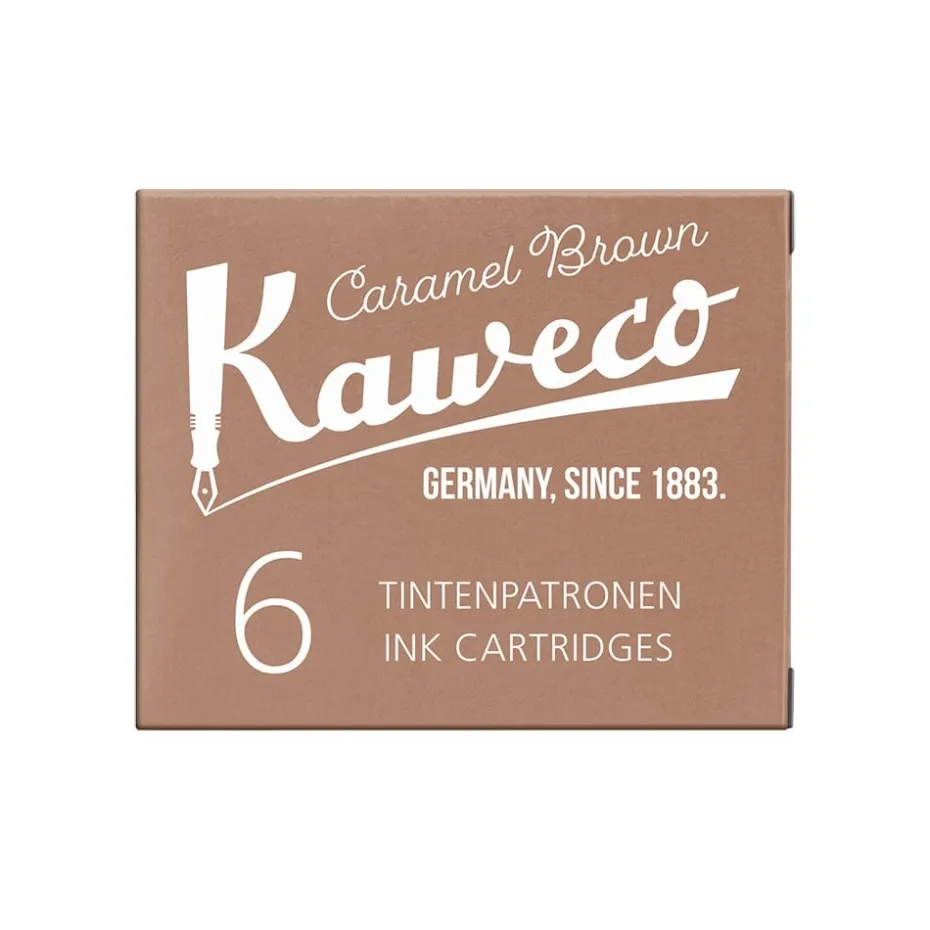 Kaweco Blekkpatron 6stk – Caramel Brown