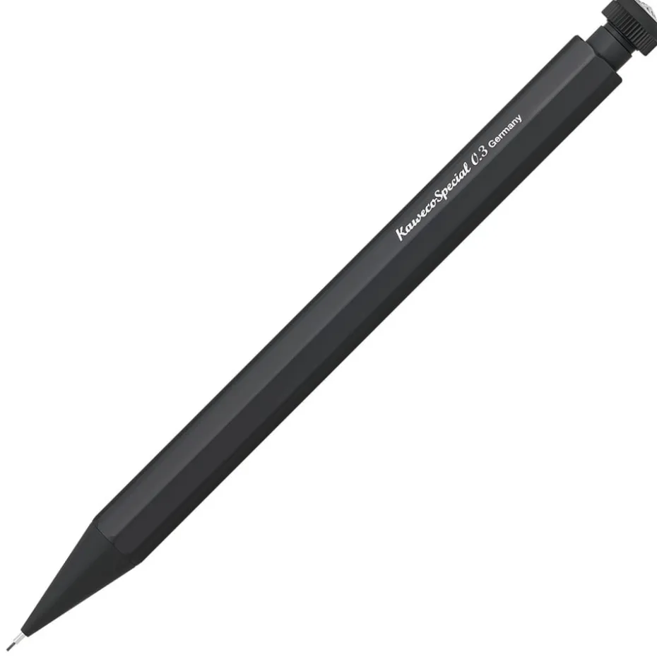 Kaweco Special Trykkblyant – med viskelær 0.3mm – Black