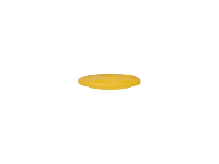 Knapp 49848 Blomster 2-hull 15mm 38 Gul