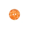 Knapp 49848 Blomster 2-hull 15mm 42 Orange