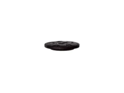 Knapp 49848 Blomster 2-hull 12mm 80 Sort