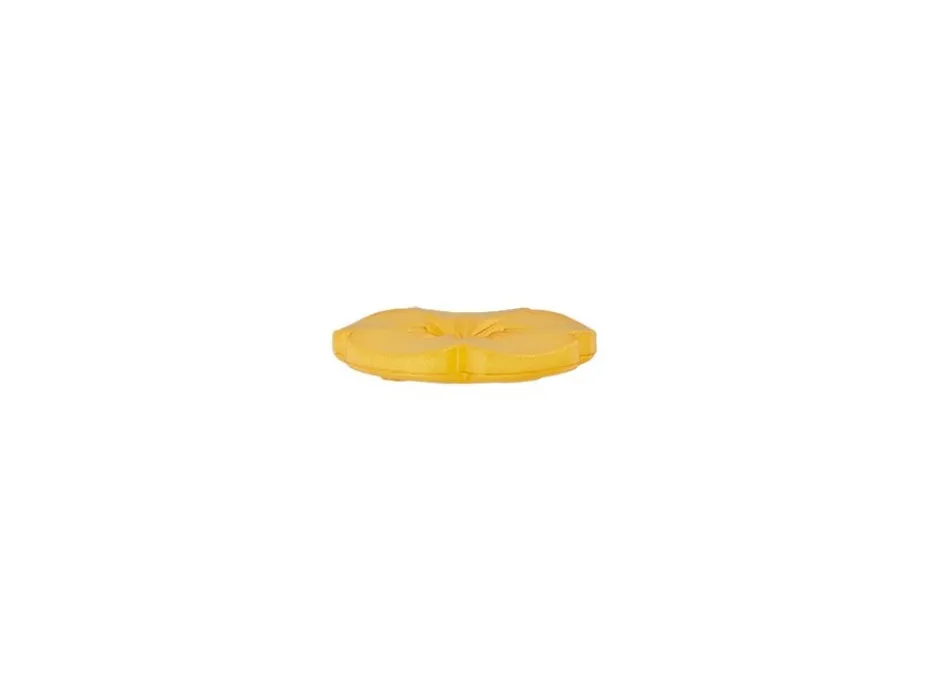 Knapp 26533 Blomst 2-hull 15mm 38 Gul