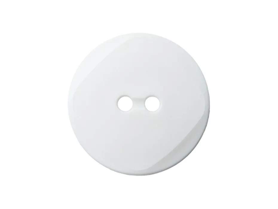 Knapp 34506 2-hull 18mm 121 Hvit