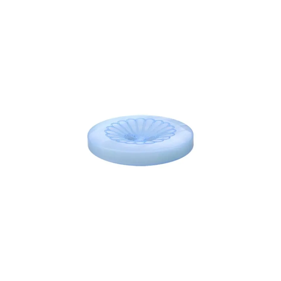 Knapp 454469 2-hulls – 15mm – 64 Lys blå