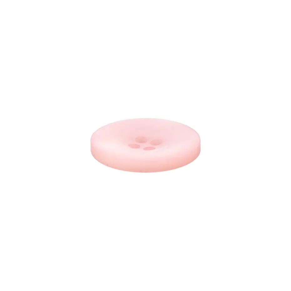 Knapp 454478 4-hulls – 18mm – 46 Lys rosa