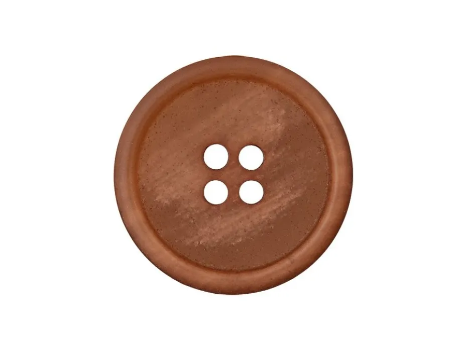 Knapp Resirkulert 453478 4-hull 18mm 16 Brun
