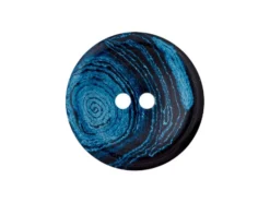 Knapp Resirkulert 453479 2-hull 15mm 68 Mørk blå
