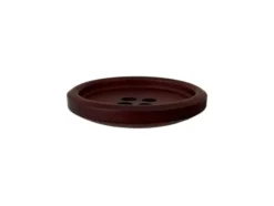 Knapp Resirkulert 453478 4-hull 18mm 22 Mørk brun
