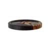 Knapp Resirkulert 453464 4-hull 15mm 22 Mørk brun