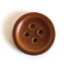 Knapp Rund – 28mm – Brun