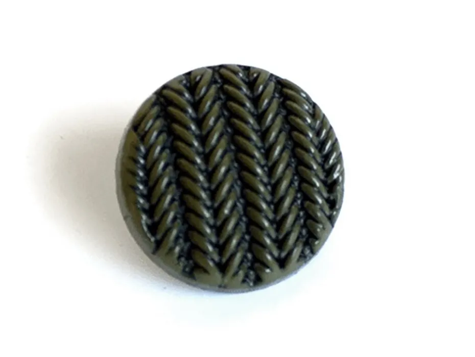 Knapp – Strikk – 23mm – Oliven