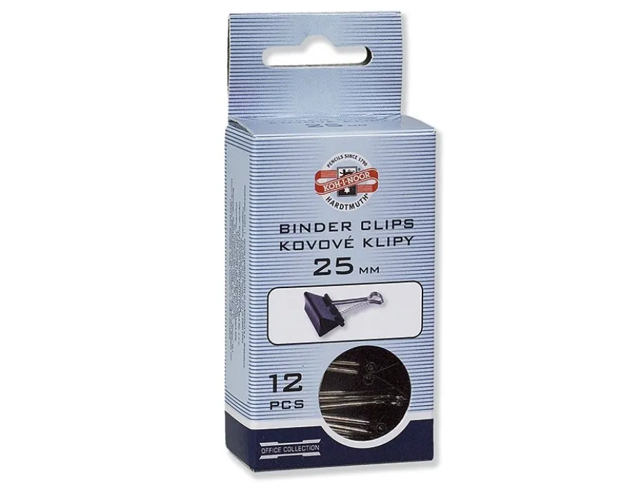 Koh-I-Noor Binder Clips – Papirklype 25mm – 12stk
