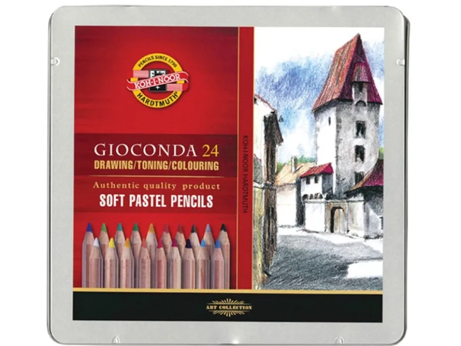 Koh-i-Noor Gioconda Pastellblyant 8828 Sett – 24stk