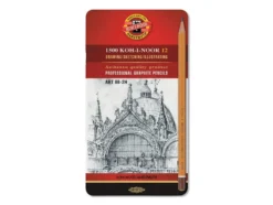 Koh-i-noor Grafittblyant Sett 12stk – 1502 ART 8B-2H