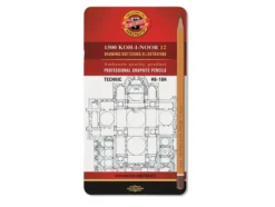 Koh-i-noor Grafittblyant Sett 12stk – 1502 TECHNIC HB-10H