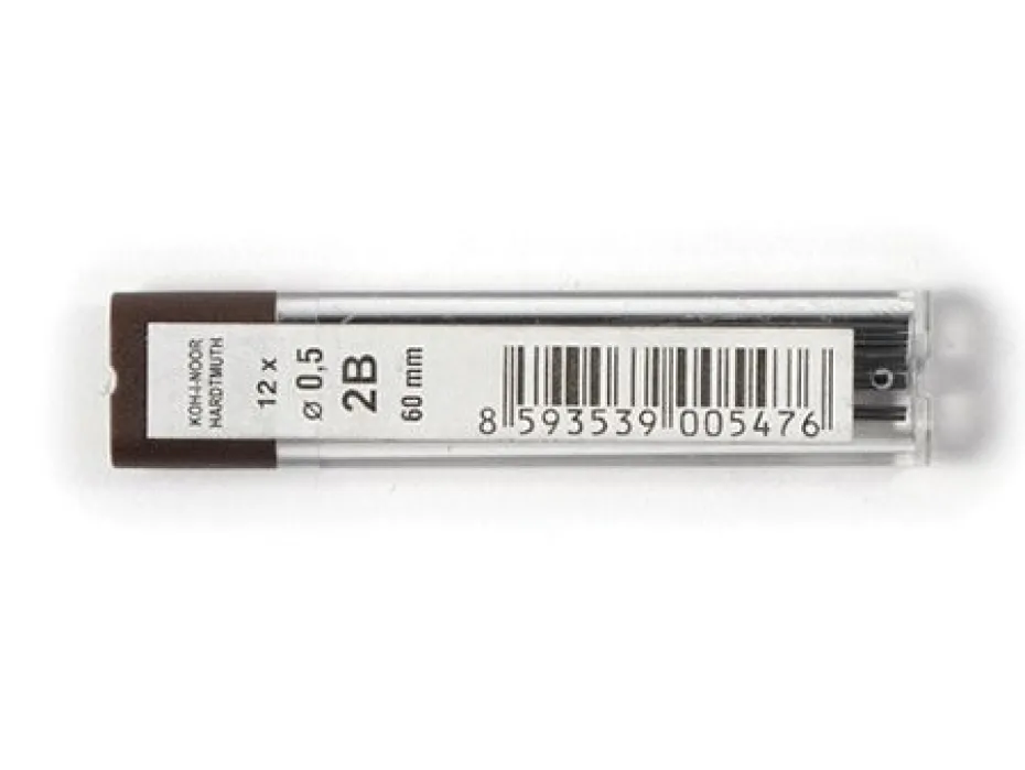 Koh-i-Noor Grafittmine 0,5mm 12 miner – 2B