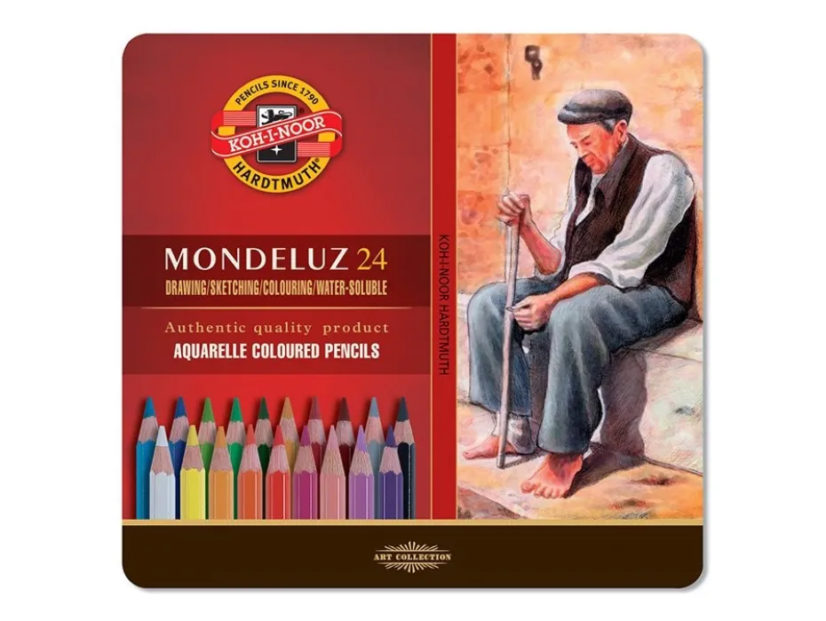 Koh-i-Noor Mondeluz Akvarellblyant Sett – 24stk