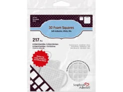 3L 3D Foam Squares – Mixed Pack White