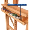 Mabef Atelierstaffeli M/09 – Basic studio easel w/tray