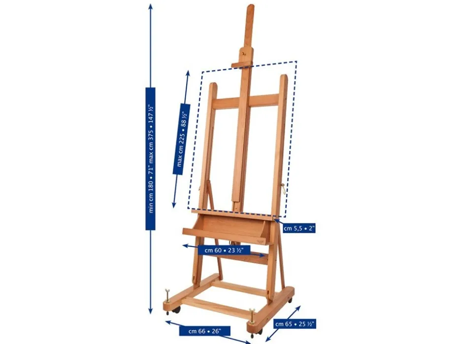 Mabef Atelierstaffeli M/06 – Big studio easel