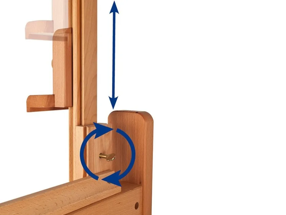Mabef Atelierstaffeli M/02 – Double mast studio easel
