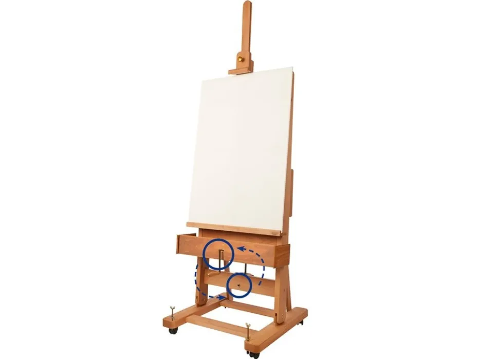 Mabef Atelierstaffeli M/04.Plus – Studio easel w/crank