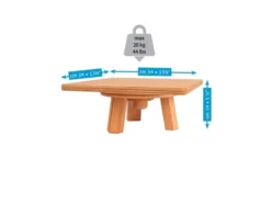Mabef Kavalett M/37 Bordmodell – Sculpture table trestle