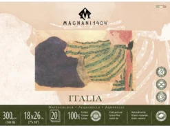 Magnani Italia Akvarellblokk CP 300g 20ark – 18x26cm