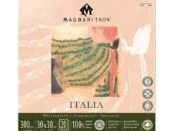Magnani Italia Akvarellblokk CP 300g 20ark – 30x30cm