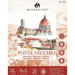 Magnani Ponte Vecchio Drawing Tegneblokk 220g – 24x32cm