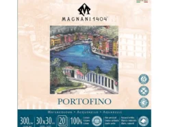 Magnani Portofino Akvarellblokk HP 300g 20ark – 30x30cm
